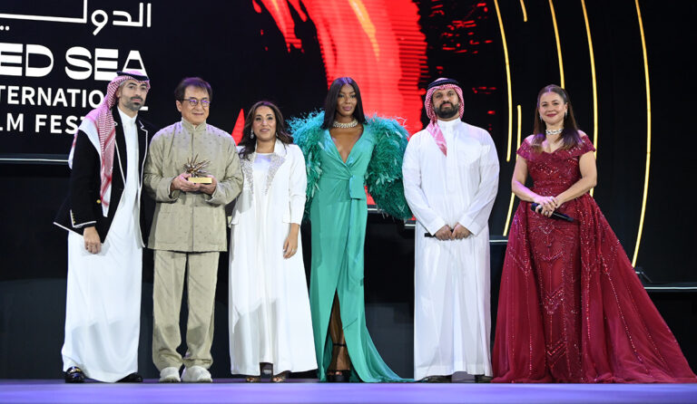 Red Sea Film Festival Closing Ceremony Attendees With Honoree Jackie Chan.jpg
