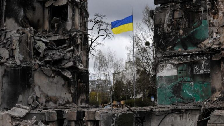 220513102106 01 Ukraine Flag Destruction Borodianka 0417.jpg