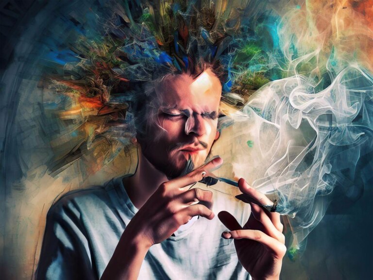 Painting Young Man Smoking Schizophrenia Mental Health.jpg