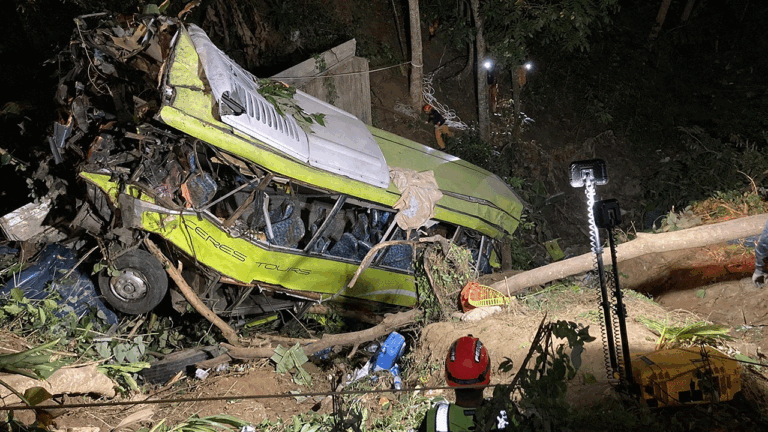 Philippines Bus Crash.gif