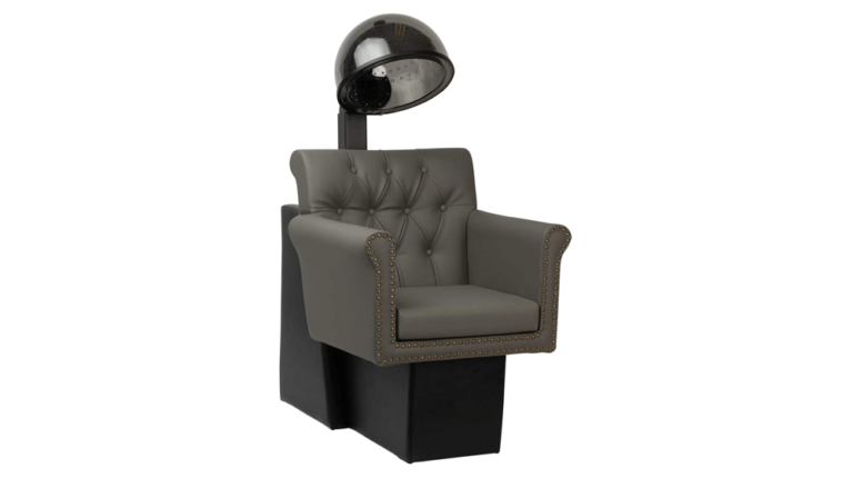 Buy Rite Chelsea Hair Dryer Chair With Dryer Combination In Gray Vinyl For Salons.png