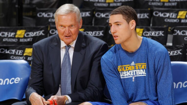 Jerry West Klay Thompson Gettyimages 138896095.jpg