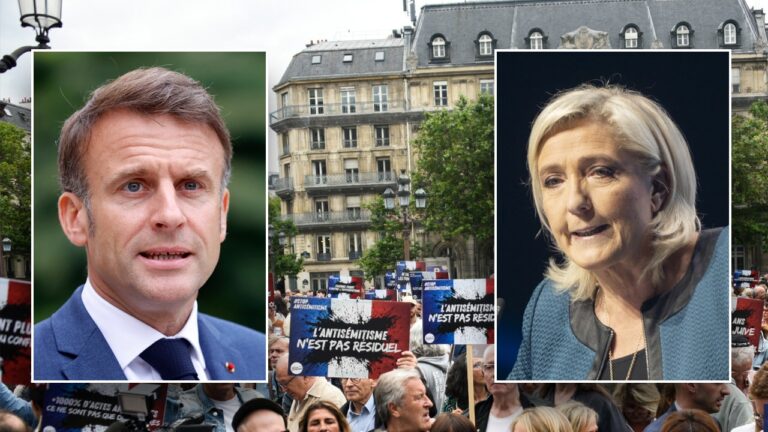 Macron Le Pen Jewish Girl Rape Protests.jpg